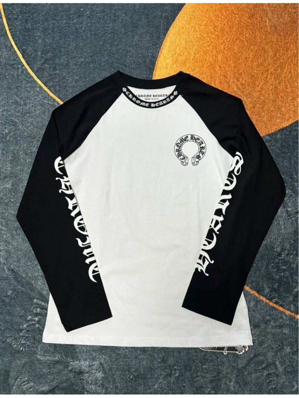 Chrome heart long sleeve tee (size S)